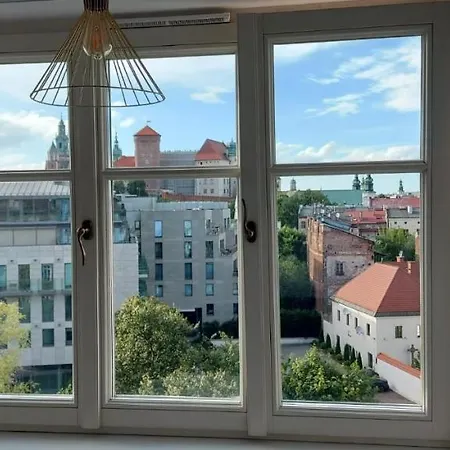 Juwel 44 Z Widokiem Na Wawel Lägenhet